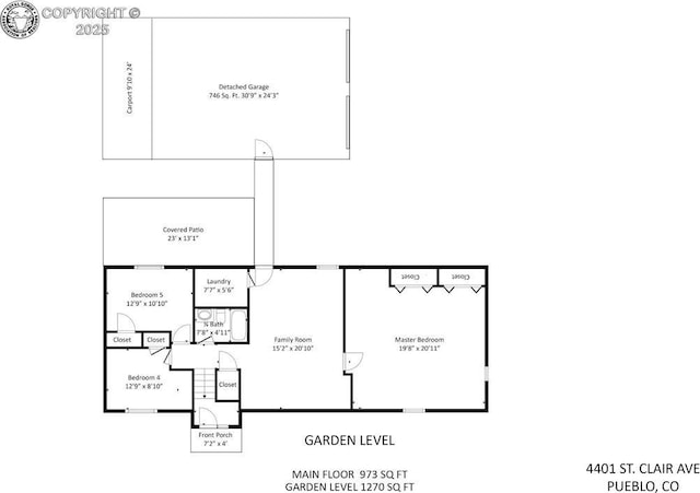 4401 Saint Clair Ave, Pueblo, CO 81005 - home floor plan