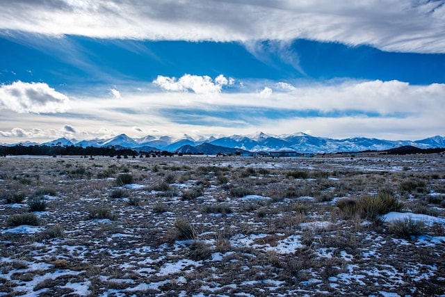 view of mountain feature