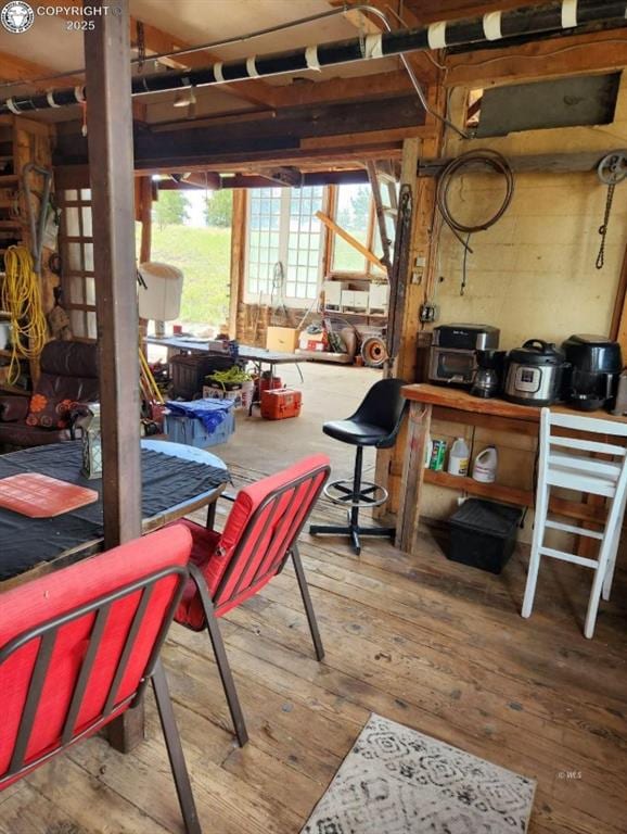 82 County Road 321, Westcliffe, CO 81252 - misc room featuring hardwood / wood-style flooring