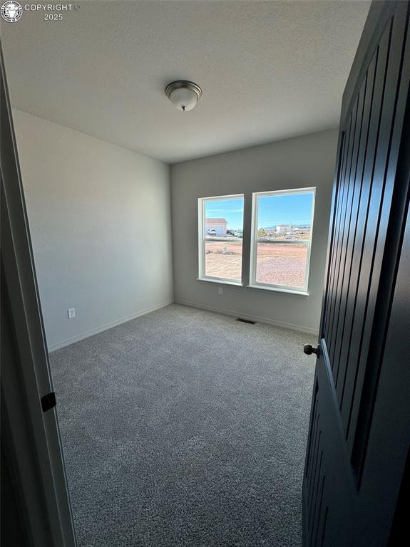 unfurnished room featuring carpet floors