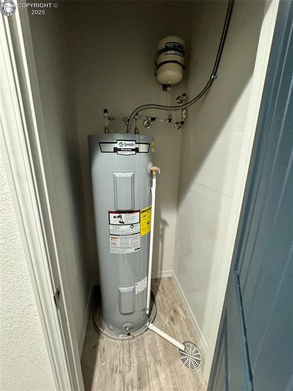 utilities featuring electric water heater