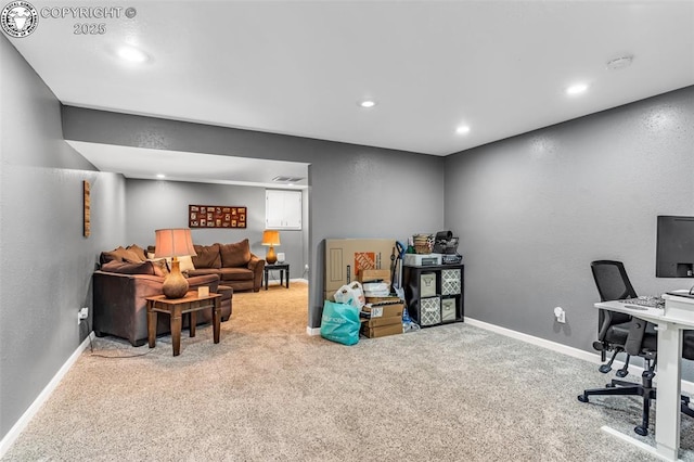 3065 Pear St, Canon City, CO 81212 - carpeted office space with baseboards and recessed lighting