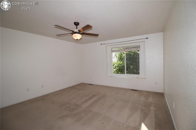 4320 Range Creek Dr, Colorado Springs, CO 80922 - unfurnished room featuring light colored carpet and a ceiling fan