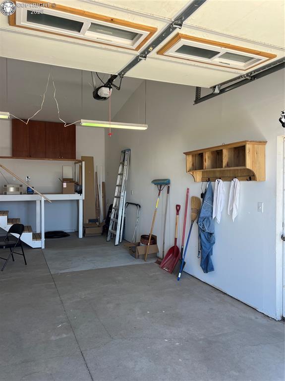 5105 Electric Ave, Westcliffe, CO 81252 - garage with a garage door opener