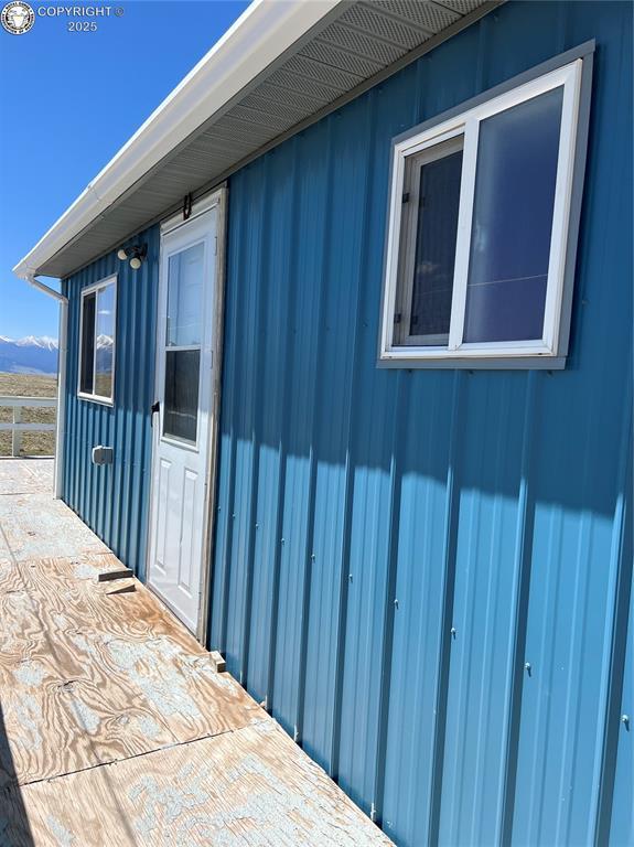 5105 Electric Ave, Westcliffe, CO 81252 - view of side of home with a mountain view