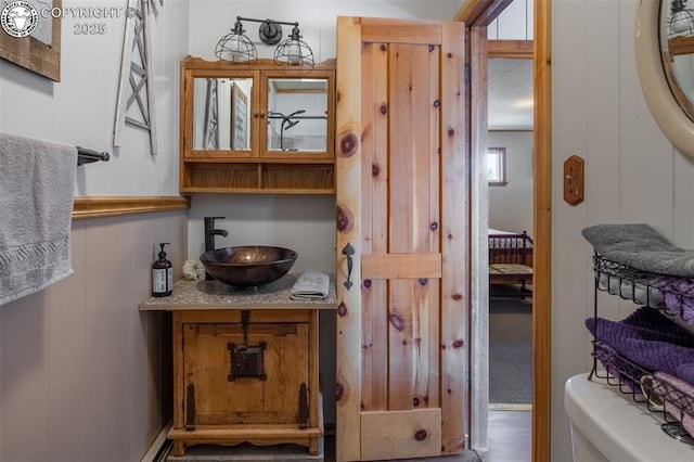 bar featuring sink