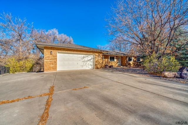 ranch-style house with a garage