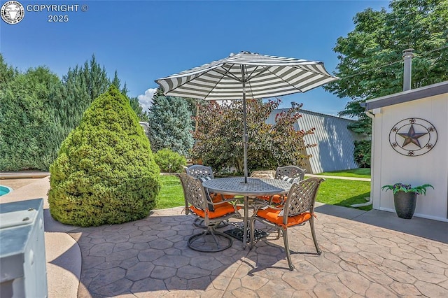 1431 Pine St, Canon City, CO 81212 - view of patio featuring outdoor dining space