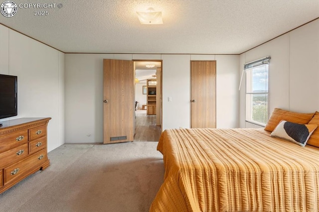 2275 K Path, Cotopaxi, CO 81223 - carpeted bedroom featuring a textured ceiling