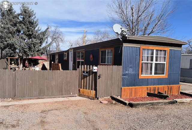 view of manufactured / mobile home