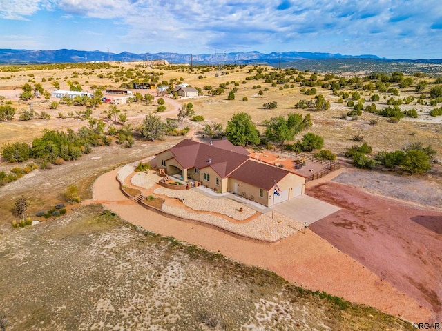 1381 3rd St, Penrose, CO 81240 - bird's eye view featuring a mountain view