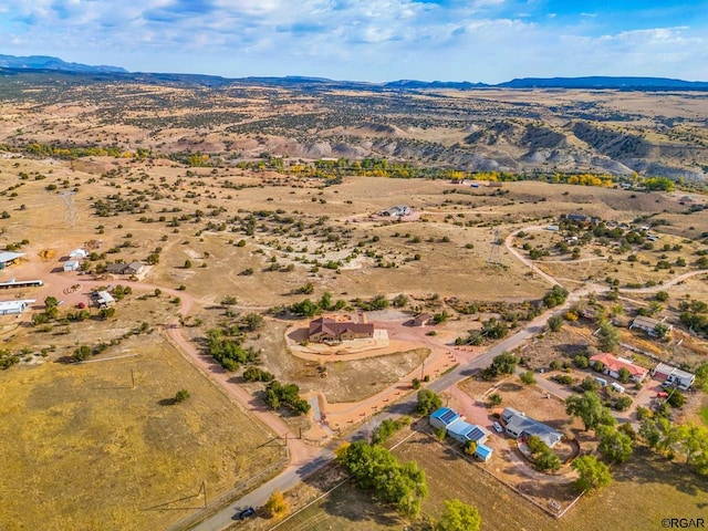 1381 3rd St, Penrose, CO 81240 - drone / aerial view featuring a mountain view