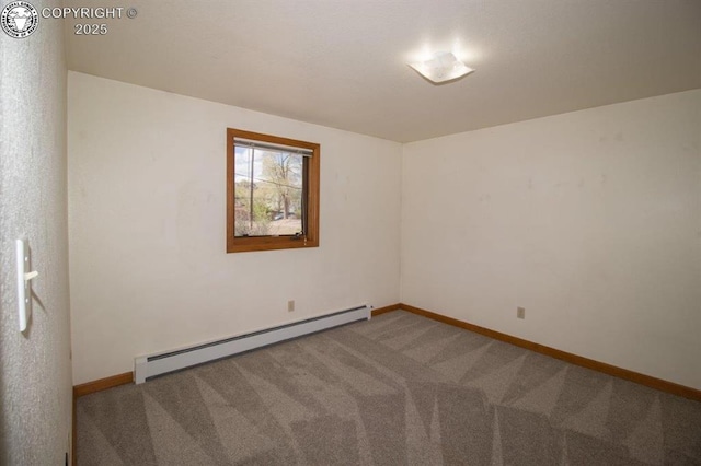 2324 W Willamette Ave, Colorado Springs, CO 80904 - carpeted spare room with baseboards and baseboard heating