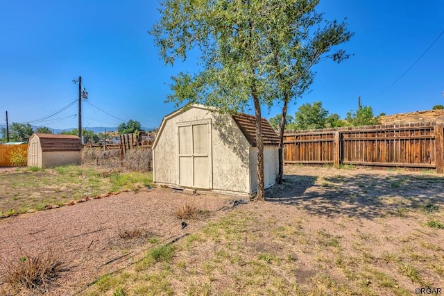 view of outdoor structure