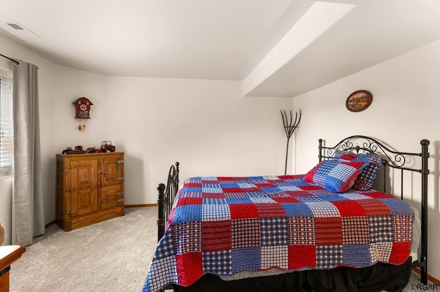 bedroom featuring carpet flooring