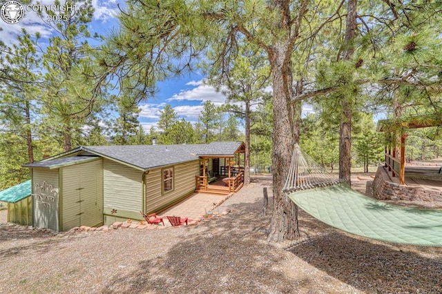 575 Wykagyl Rd, Westcliffe, CO 81252 - exterior space with a deck