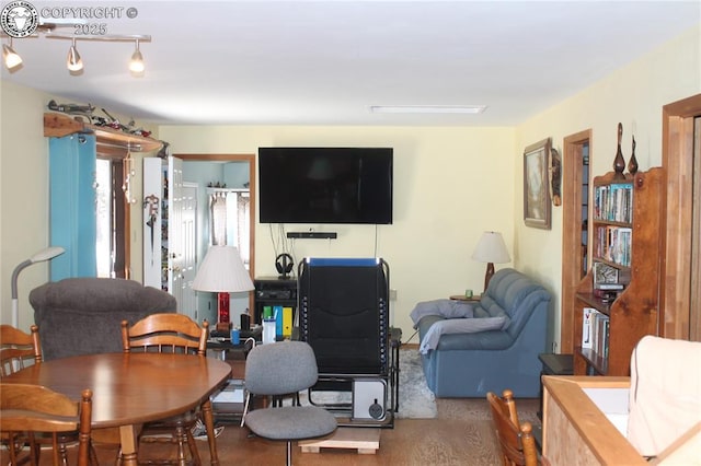 living room featuring wood finished floors