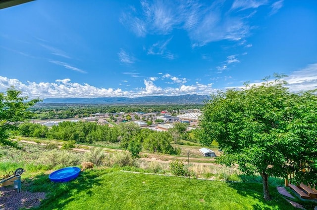 view of mountain feature