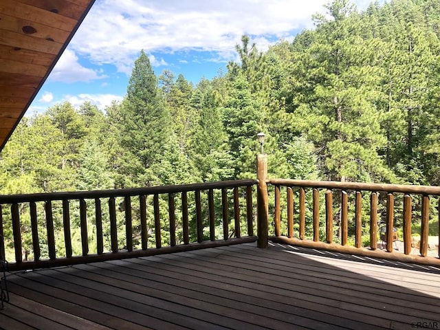 view of deck