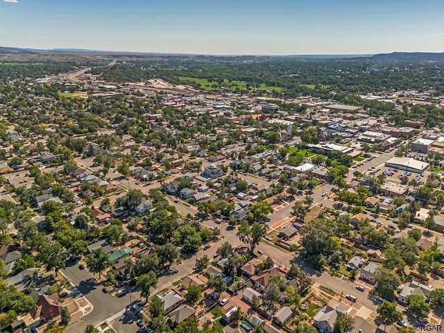 bird's eye view featuring a residential view