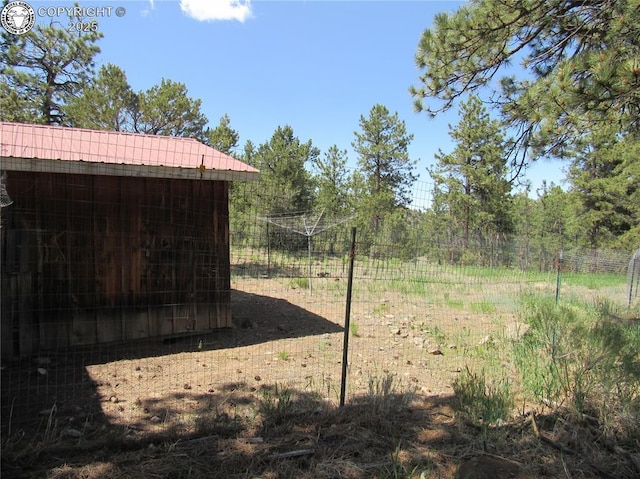 855 Ernest Ave, Westcliffe, CO 81252 - view of yard with an outdoor structure and exterior structure