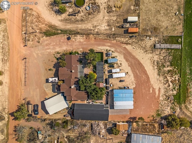 855 5th St, Penrose, CO 81240 - aerial view of property and surrounding area