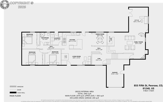 855 5th St, Penrose, CO 81240 - property floor plan