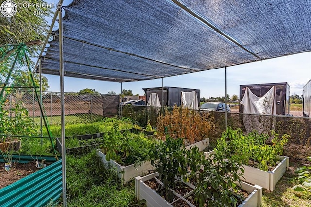 855 5th St, Penrose, CO 81240 - view of yard featuring a garden and fence