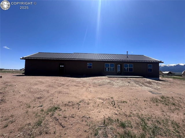 55 Kryptonite Ct, Westcliffe, CO 81252 - back of property with a metal roof