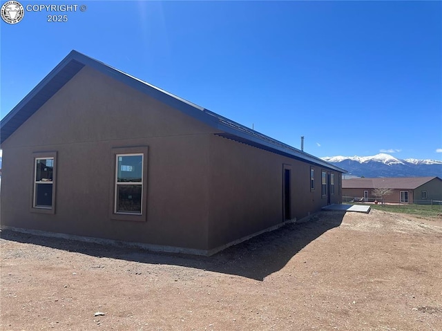 55 Kryptonite Ct, Westcliffe, CO 81252 - view of side of property with a mountain view