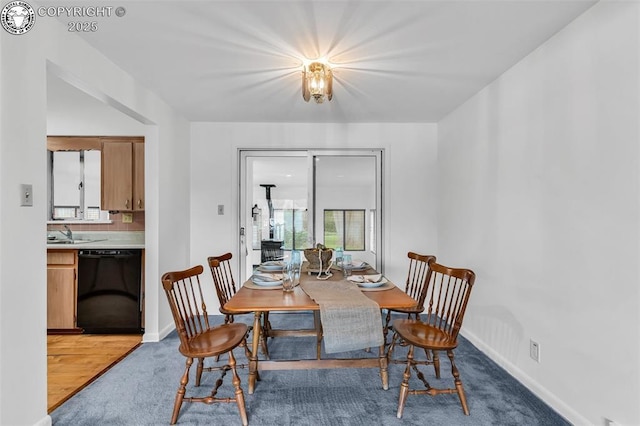1035 Ohio Ave, Canon City, CO 81212 - dining space featuring carpet floors and baseboards