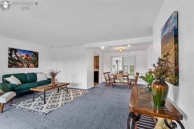 1035 Ohio Ave, Canon City, CO 81212 - living area featuring carpet flooring and baseboards