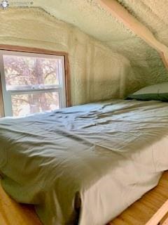 bedroom featuring wood finished floors