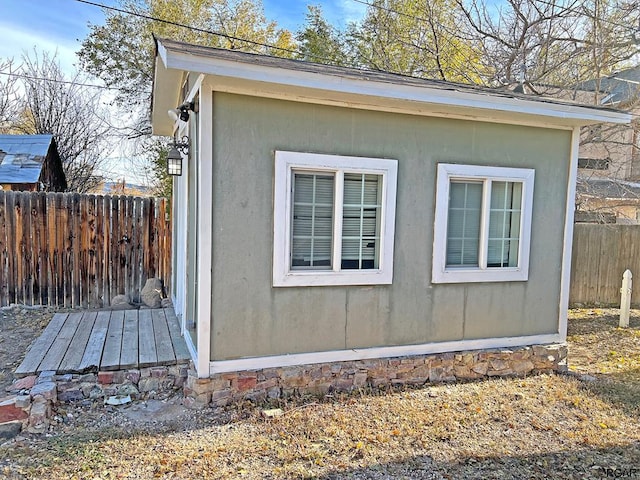 view of outbuilding