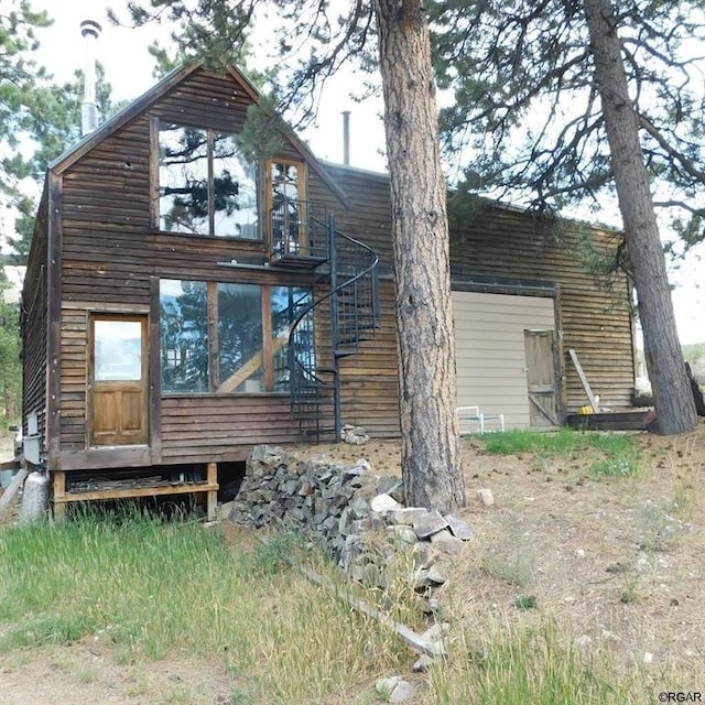 view of rear view of house