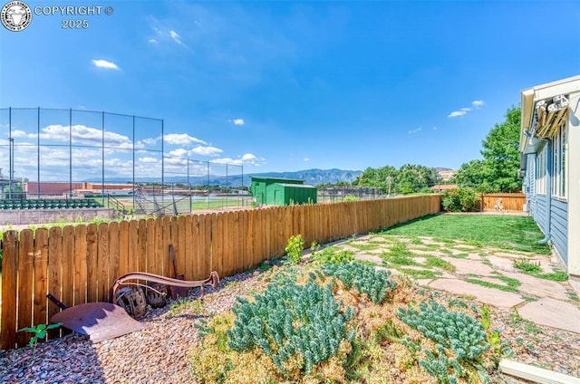 1108 Fairview Ave Unit B, Canon City, CO 81212 - fenced backyard with a mountain view