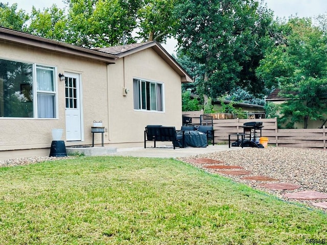 exterior space with a patio