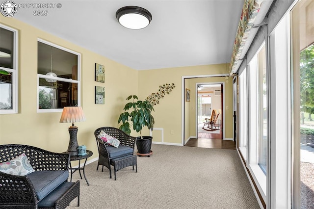 925 2nd St, Penrose, CO 81240 - living area featuring carpet floors and healthy amount of natural light