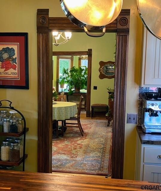 view of dining area