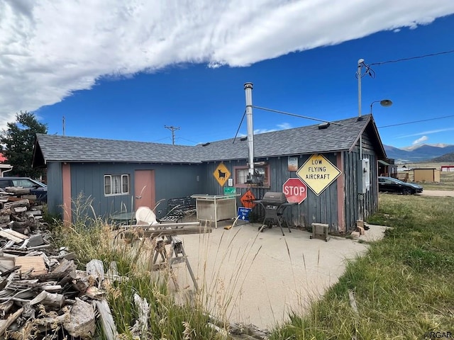 view of back of property