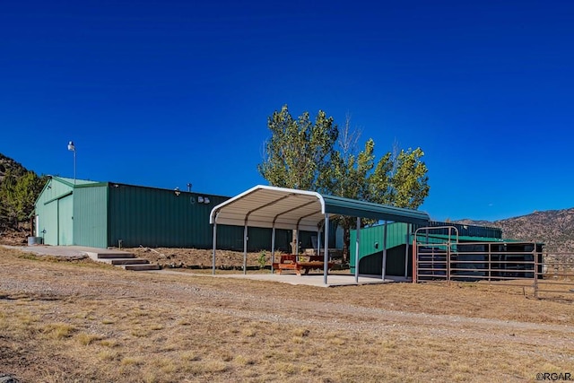 view of stable