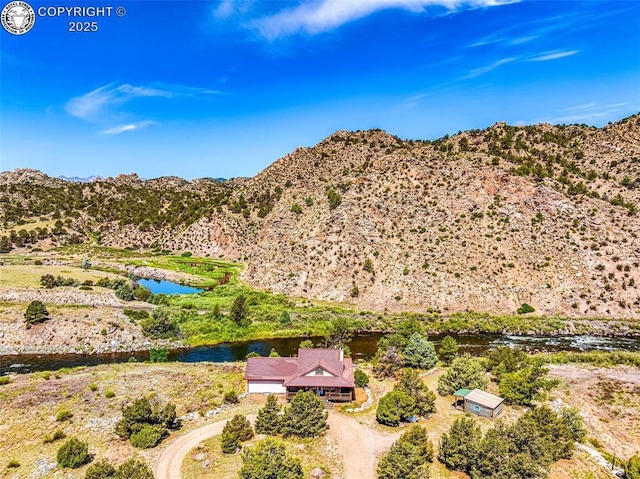 161 Shannon Rd, Cotopaxi, CO 81223 - view of mountain backdrop featuring a large body of water