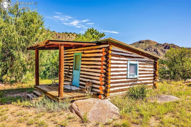 161 Shannon Rd, Cotopaxi, CO 81223 - view of outdoor structure featuring a mountain view