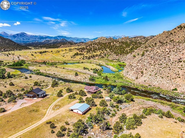 161 Shannon Rd, Cotopaxi, CO 81223 - bird's eye view of a mountainous background