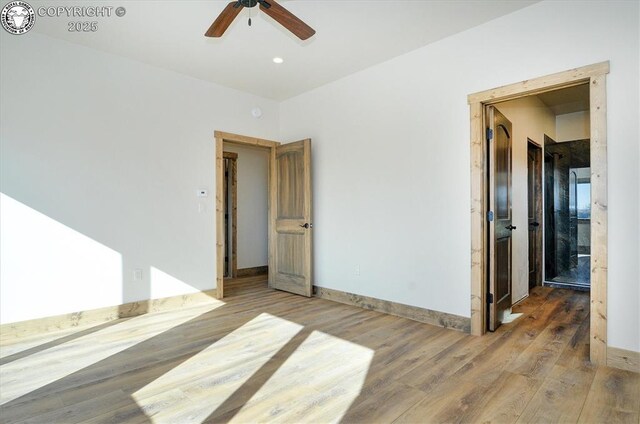 202 Fox Run, Westcliffe, CO 81252 - bedroom featuring ceiling fan and dark wood finished floors