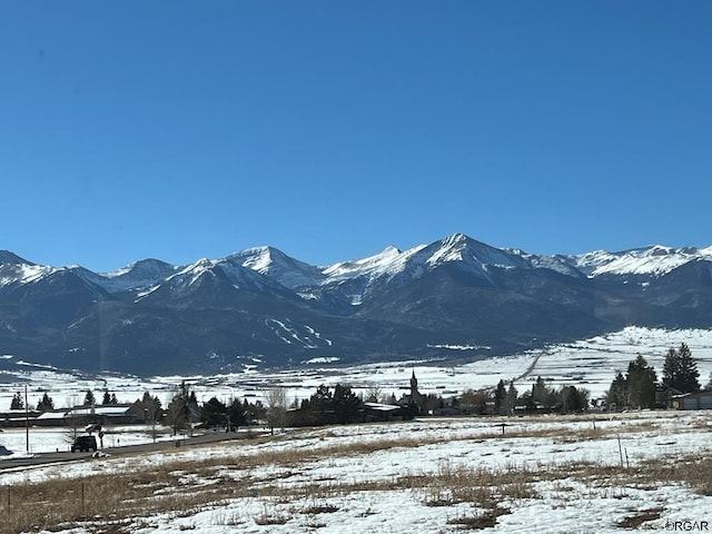 view of mountain feature