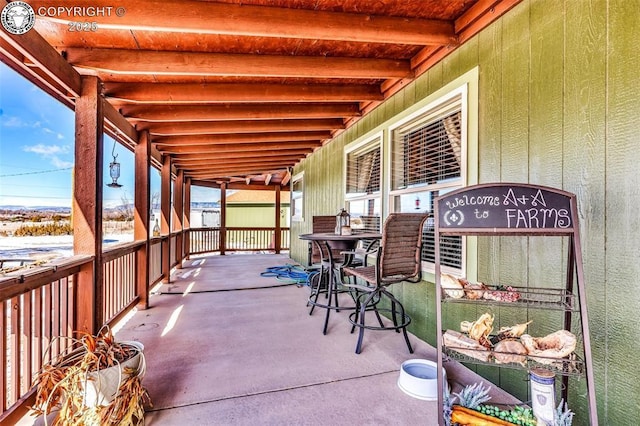 view of patio / terrace