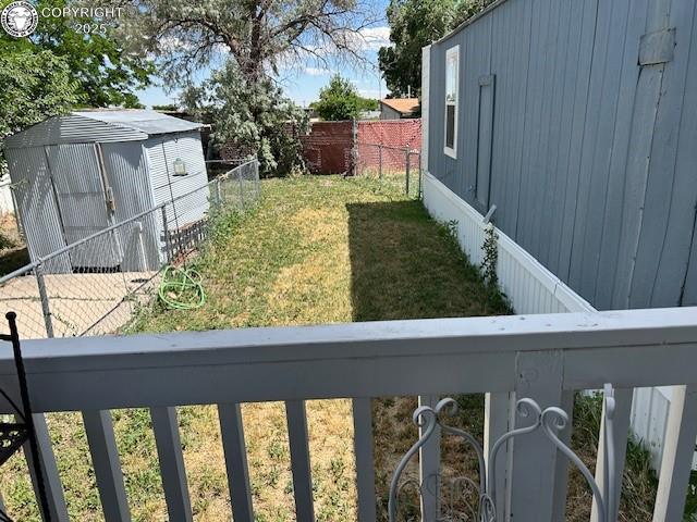 600 Raintree Blvd Unit 76, Canon City, CO 81212 - view of yard featuring a shed