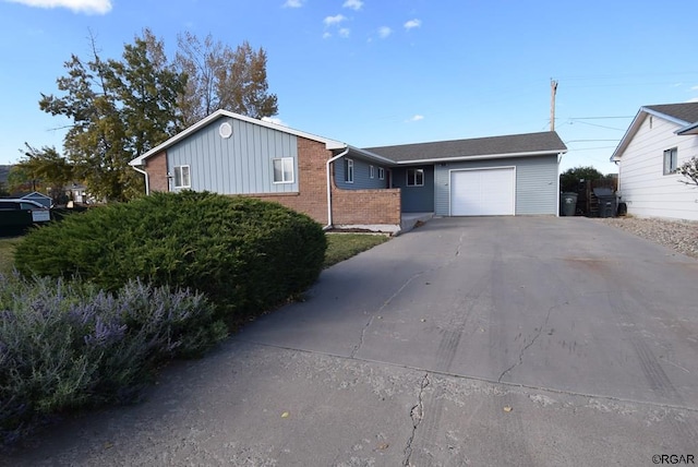 ranch-style house with a garage