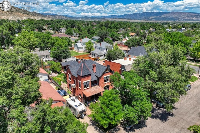 417 Greenwood Ave, Canon City, CO 81212 - aerial view of residential area featuring a mountain backdrop